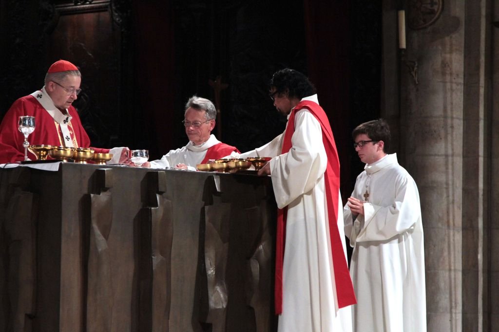 Liturgie eucharistique. Photo © Yannick Boschat 