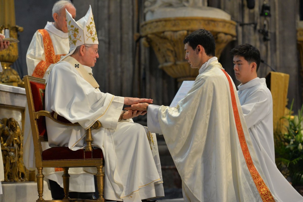 Ordination sacerdotale 2023. © Marie-Christine Bertin / Diocèse de Paris.