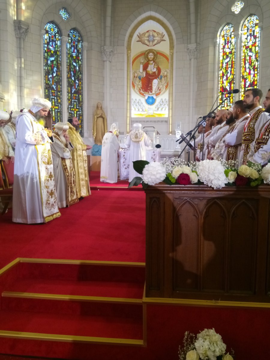 Visite de sa sainteté le pape Tawadros II. © P. Bascoul / Diocèse de Paris.