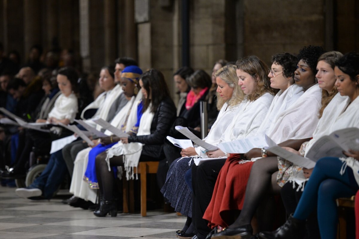 Confirmation d'adultes de novembre 2018. © Marie-Christine Bertin.