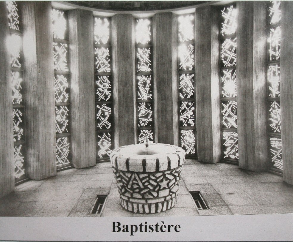 Baptistère à la création. © C. D. A. S.