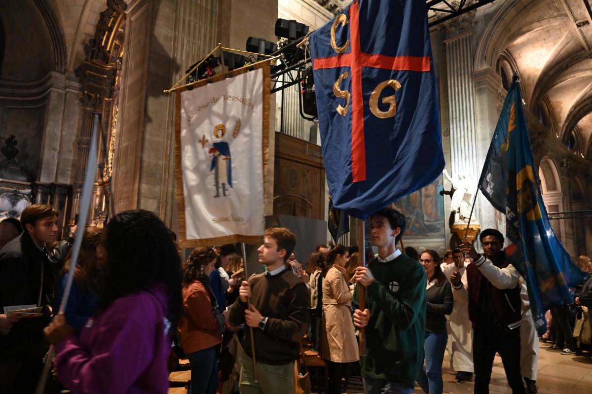 Messe des étudiants d'Île-de-France 2024. © Marie-Christine Bertin / Diocèse de Paris.