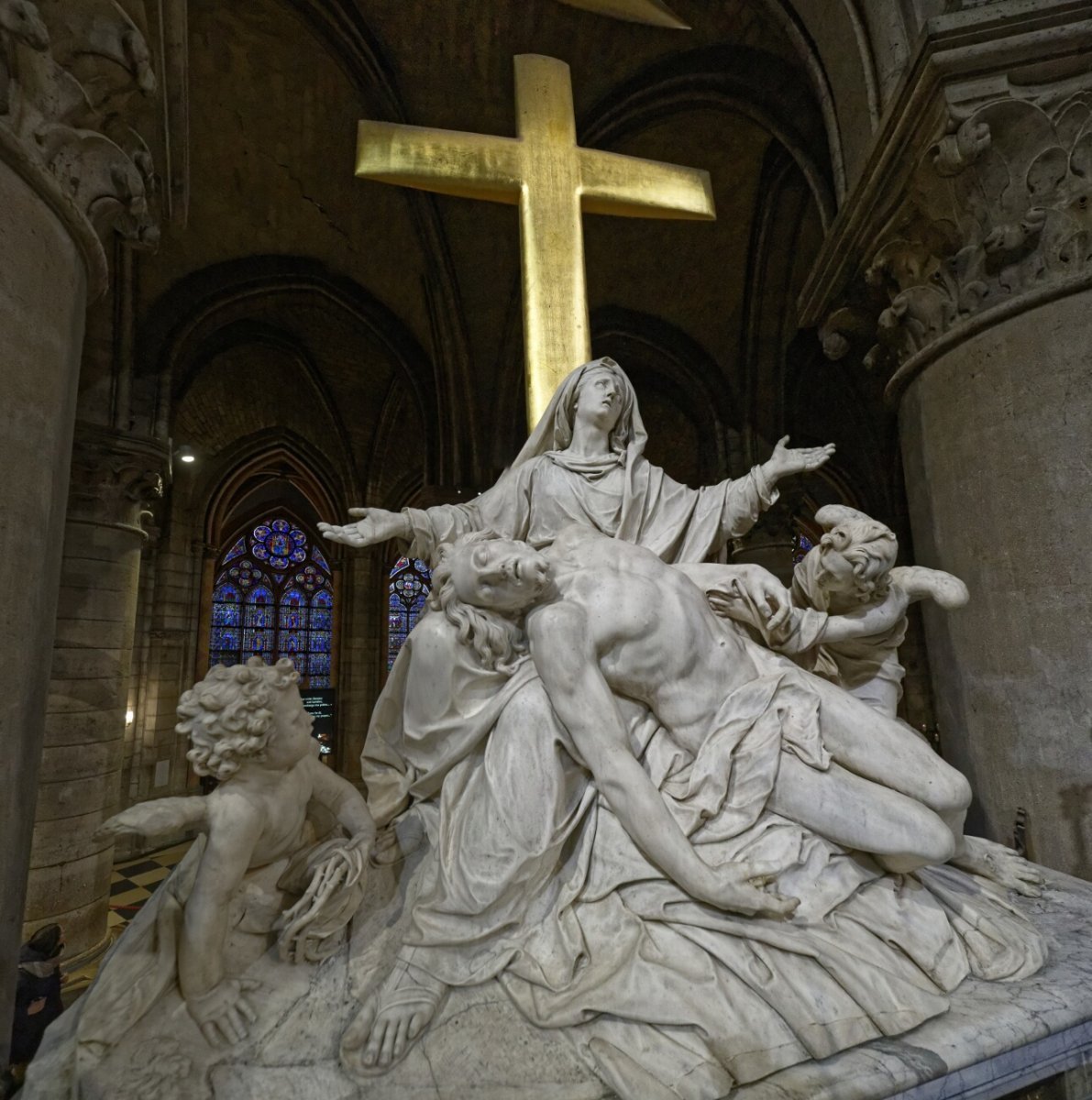 La pietà de Notre-Dame de Paris. © Yannick Boschat / Diocèse de Paris.