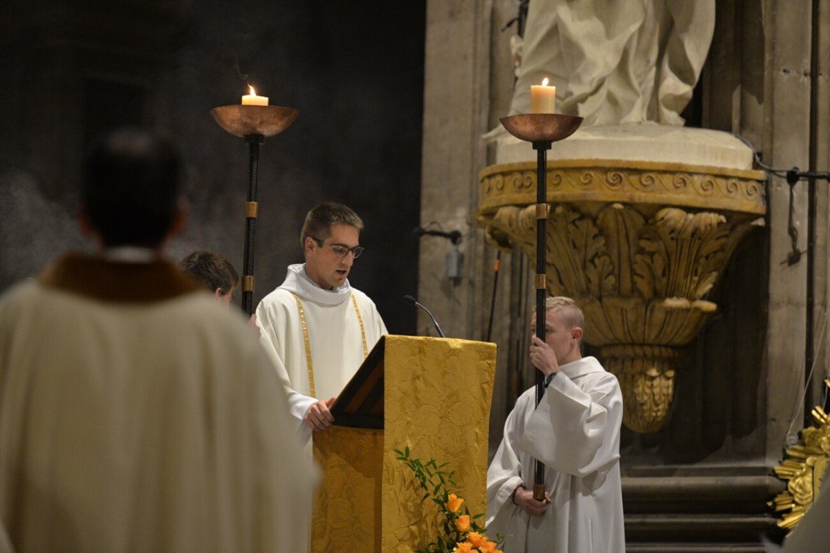 Messe des étudiants d'Île-de-France 2019. © Marie-Christine Bertin / Diocèse de Paris.