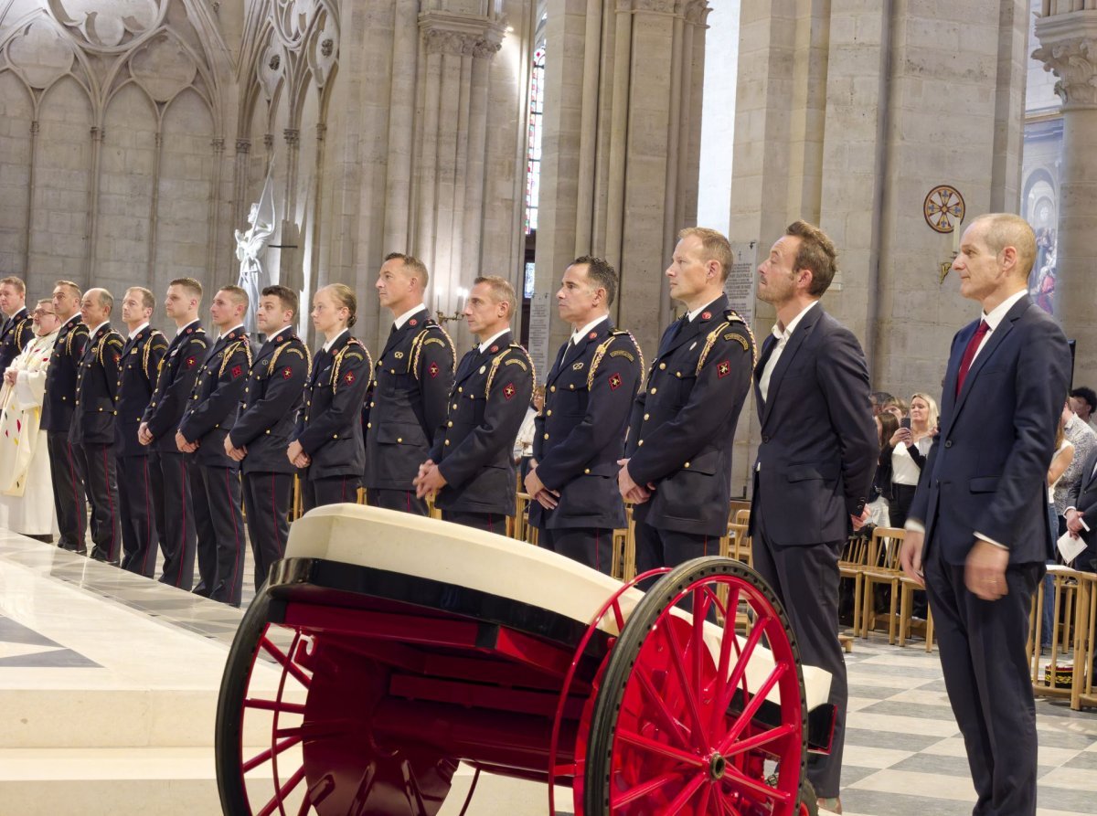 Messe pour les Sapeurs-Pompiers. © Yannick Boschat / Diocèse de Paris.