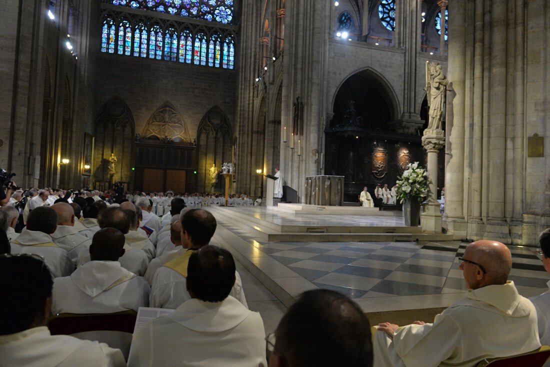 Homélie de Mgr Jérôme Beau, évêque auxiliaire de Paris. © Marie-Christine Bertin / Diocèse de Paris.