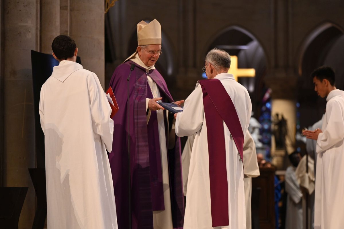 Appel décisif et inscription du nom des catéchumènes 2026 - Célébration de (…). © Marie-Christine Bertin / Diocèse de Paris.