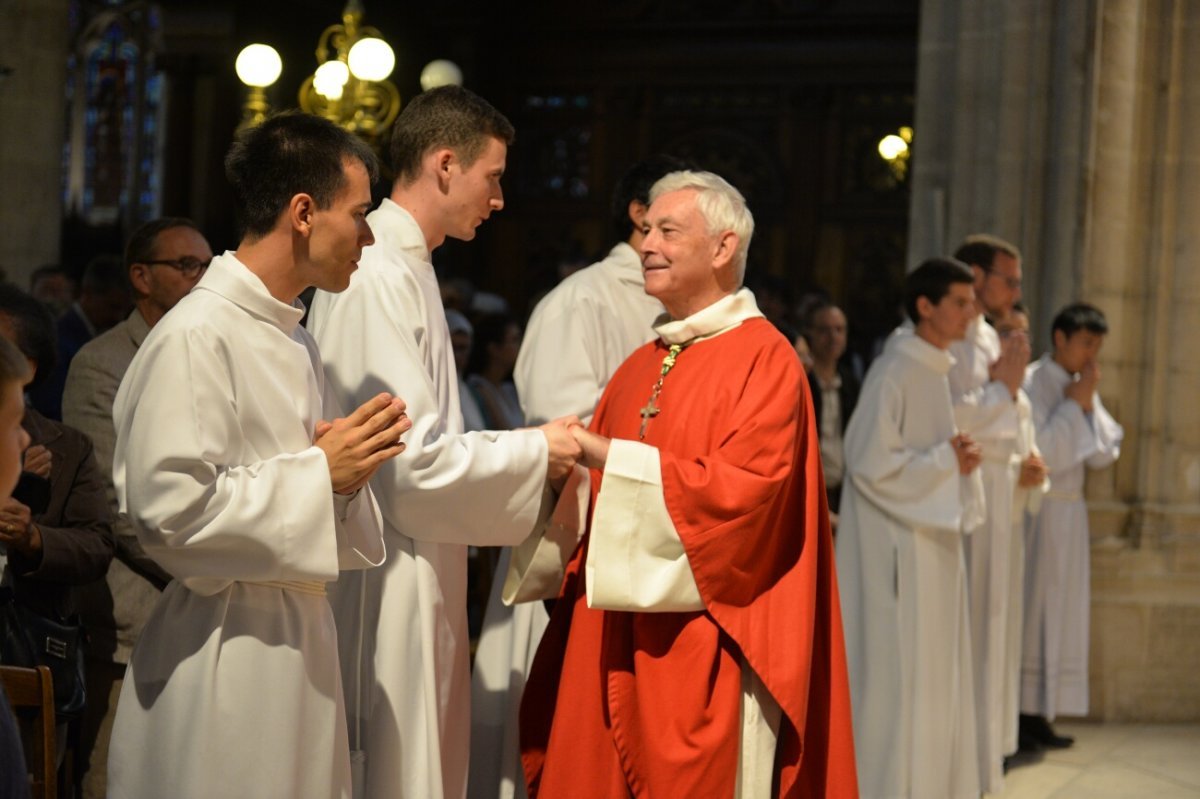 Messe de rentrée du Séminaire de Paris. © Marie-Christine Bertin / Diocèse de Paris.