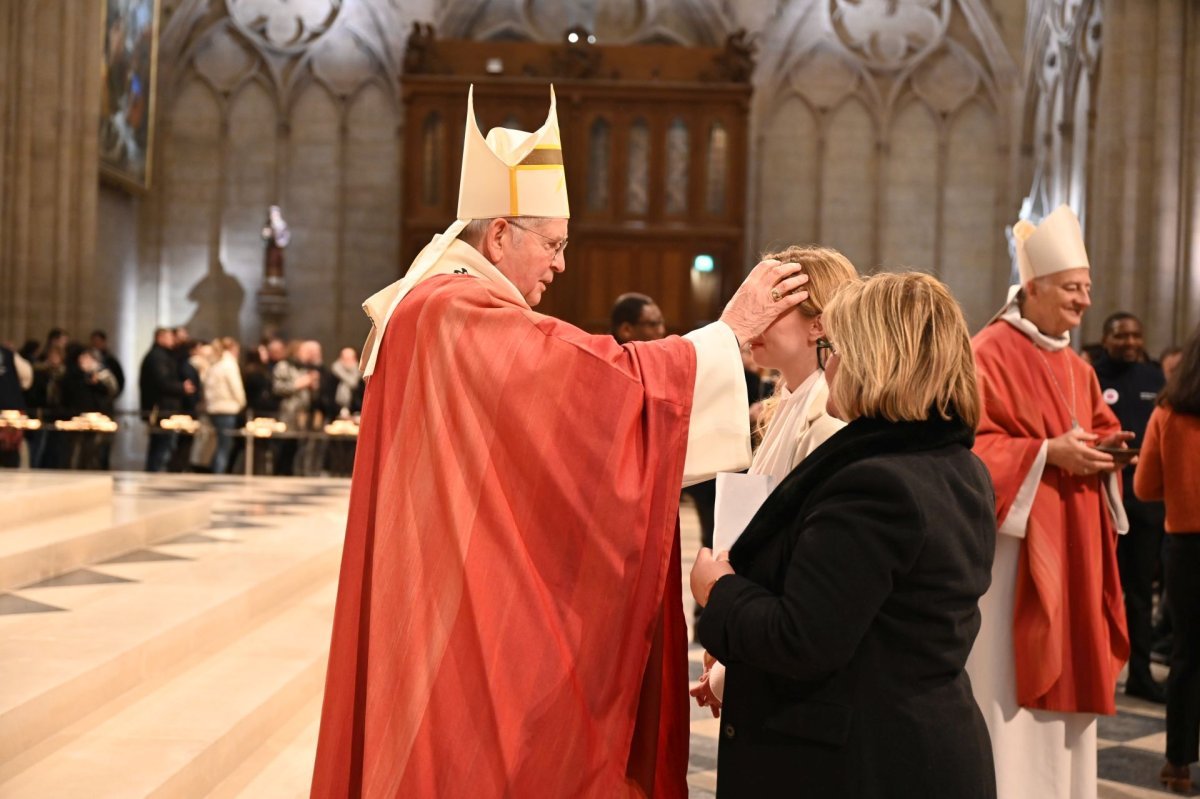 Confirmations d'adultes de janvier 2025. © Marie-Christine Bertin / Diocèse de Paris.