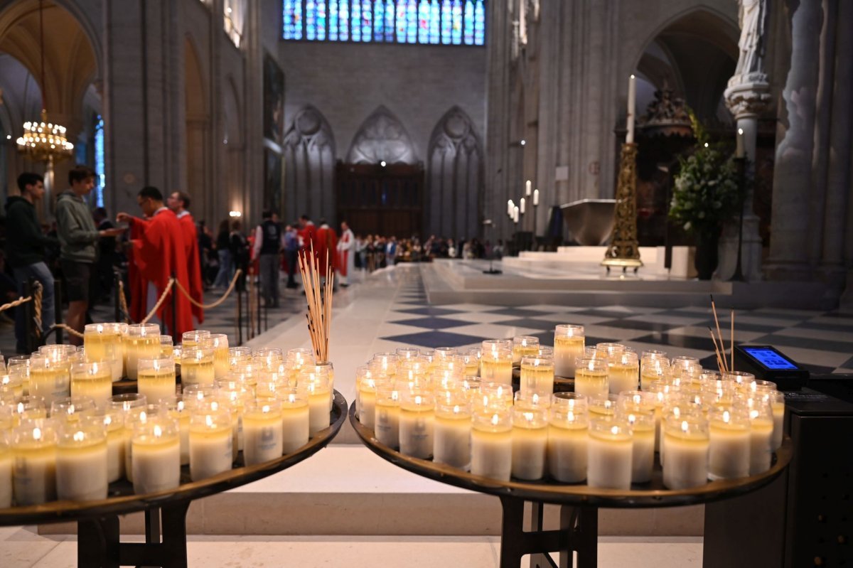Rencontre des séminaristes d'Île-de-France 2025. Célébration de la messe. © Marie-Christine Bertin / Diocèse de Paris.