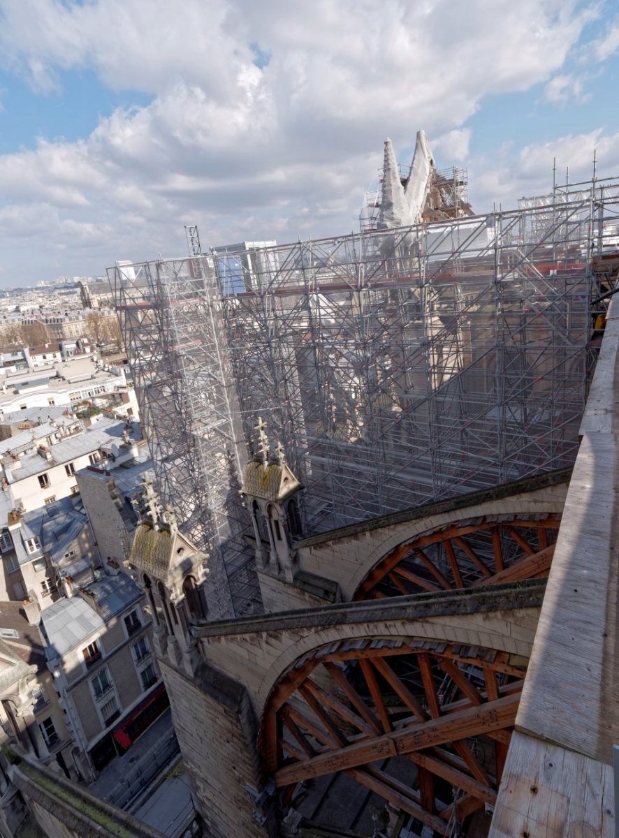 Notre-Dame de Paris, deux ans après. © Yannick Boschat / Diocèse de Paris.