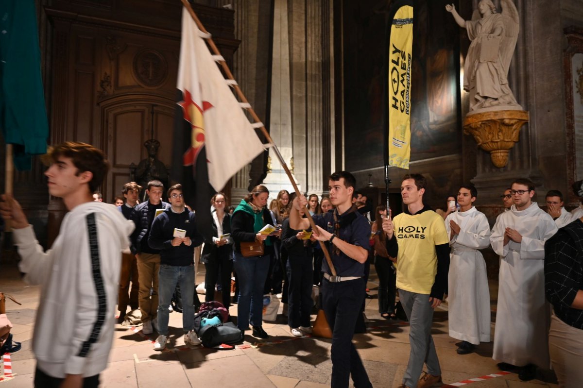 Messe des étudiants d'Île-de-France 2023. © Marie-Christine Bertin / Diocèse de Paris.