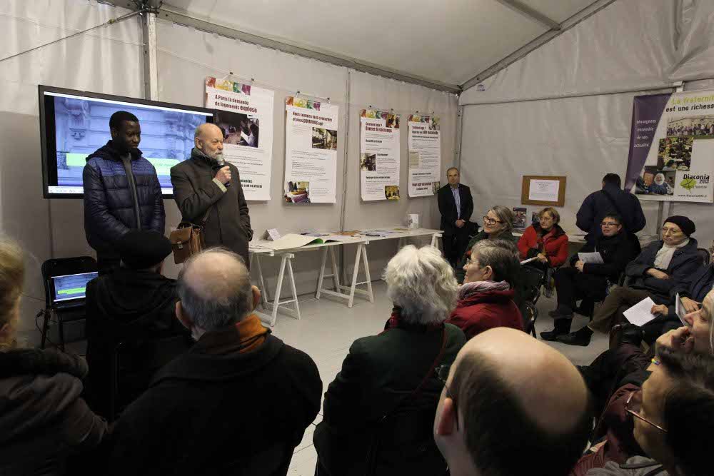 Forum de la Charité 2013 : “Servons la Fraternité”. © Yannick Boschat / Diocèse de Paris.