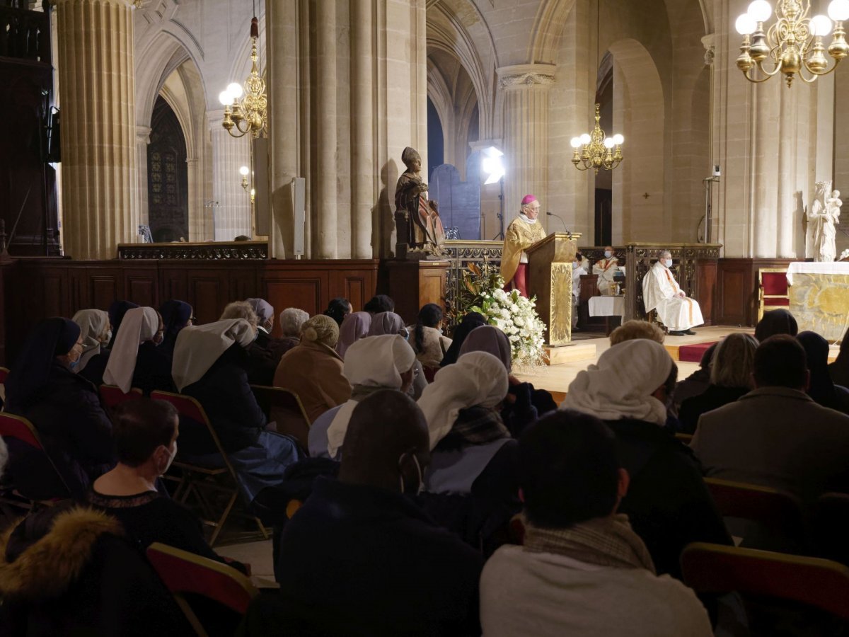 Messe pour la vie consacrée 2022. 9 janvier 2022 © Yannick Boschat / Diocèse de Paris.