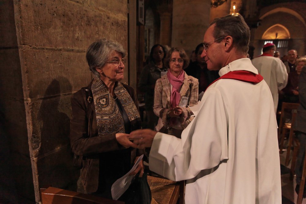 Mgr Bruno Lefevre Pontalis, nouveau vicaire général du diocèse, a participé (…). © Yannick Boschat.