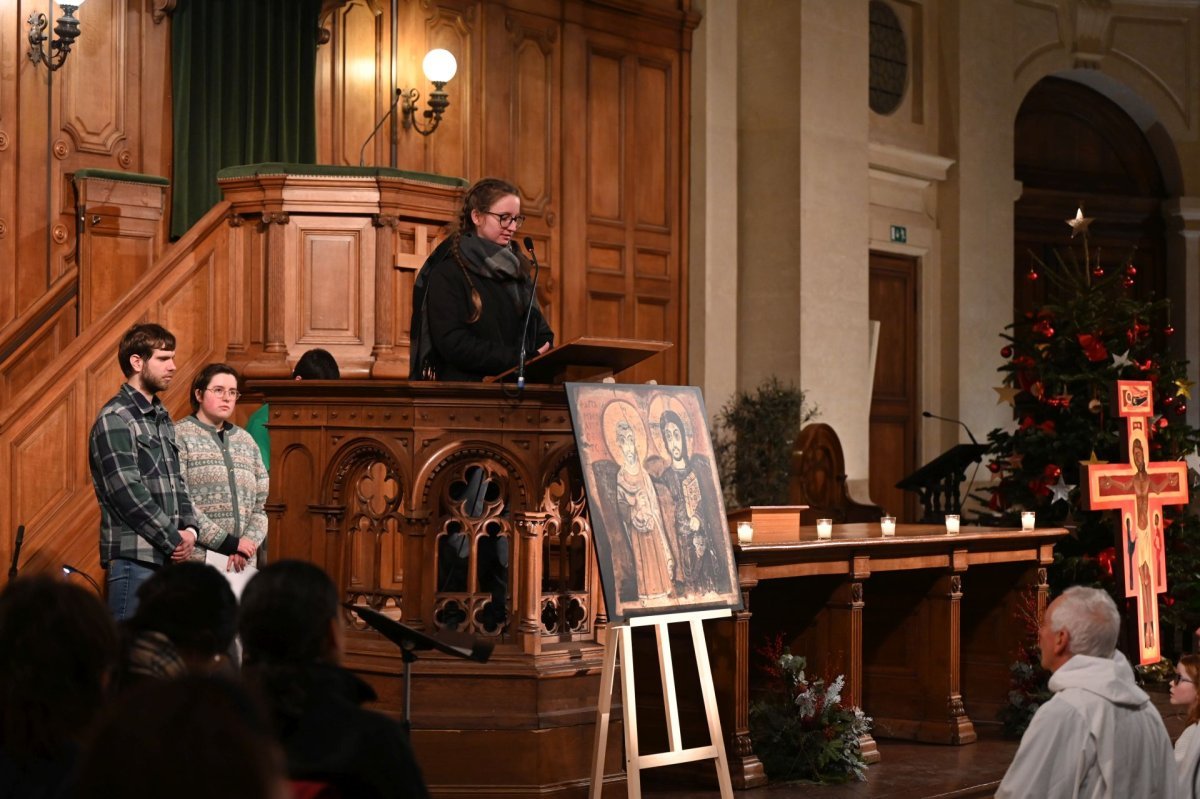 Prière du soir au Temple de Pentemont. © Marie-Christine Bertin / Diocèse de Paris.