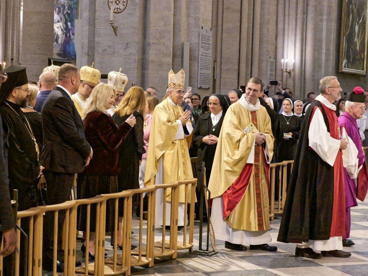 Divine Liturgie pour le bienheureux Cardinal Iuliu Hossu. © Yannick Boschat / Diocèse de Paris.
