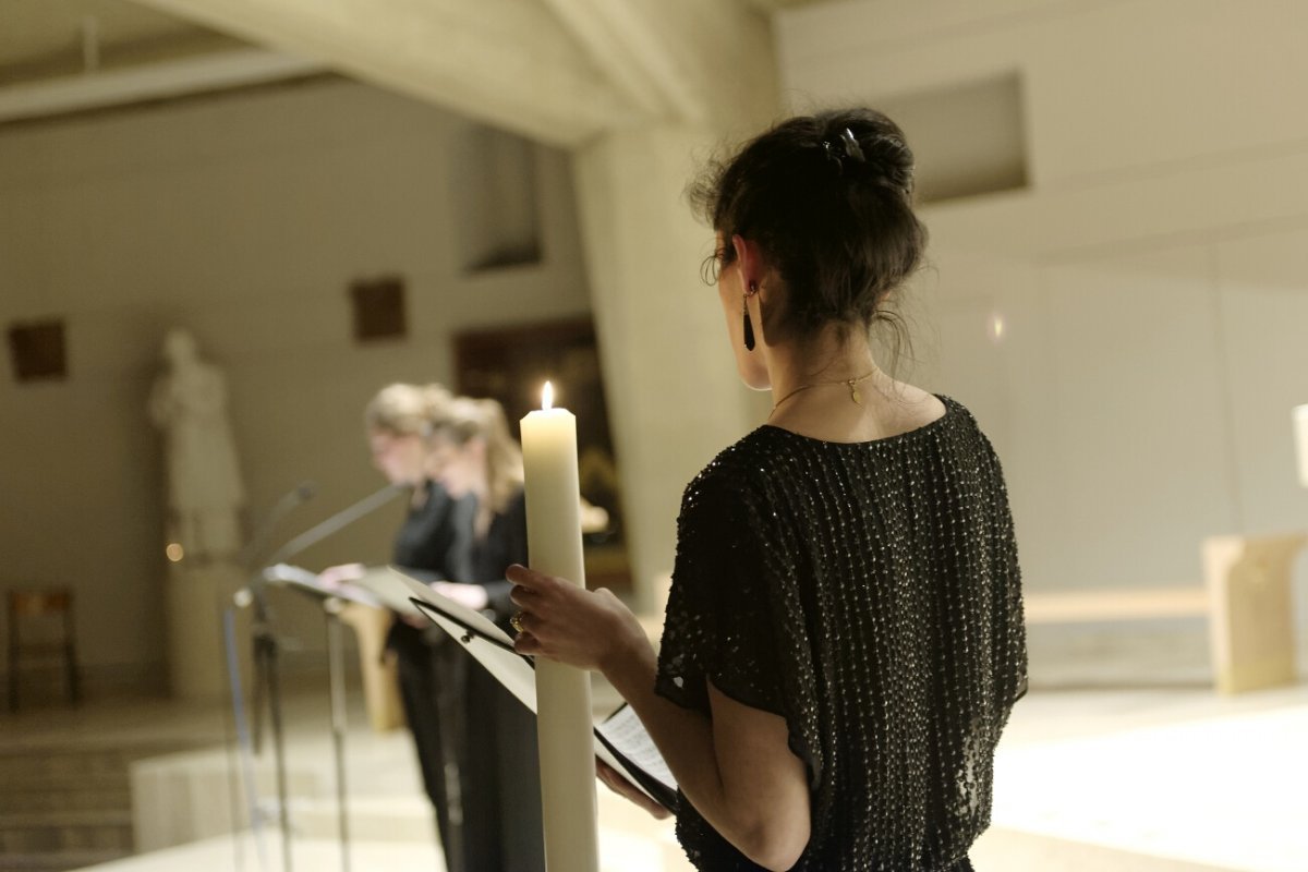 Soirée sainte Geneviève à Notre-Dame de La Salette (15e). © Trung Hieu Do / Diocèse de Paris.