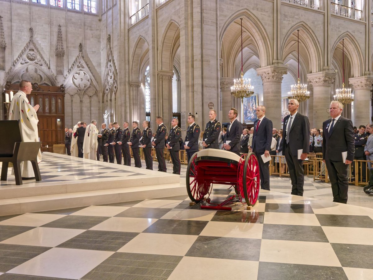 Messe pour les Sapeurs-Pompiers. © Yannick Boschat / Diocèse de Paris.
