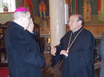 Prière au Patriarcat Gréc-Melchite-catholique. 