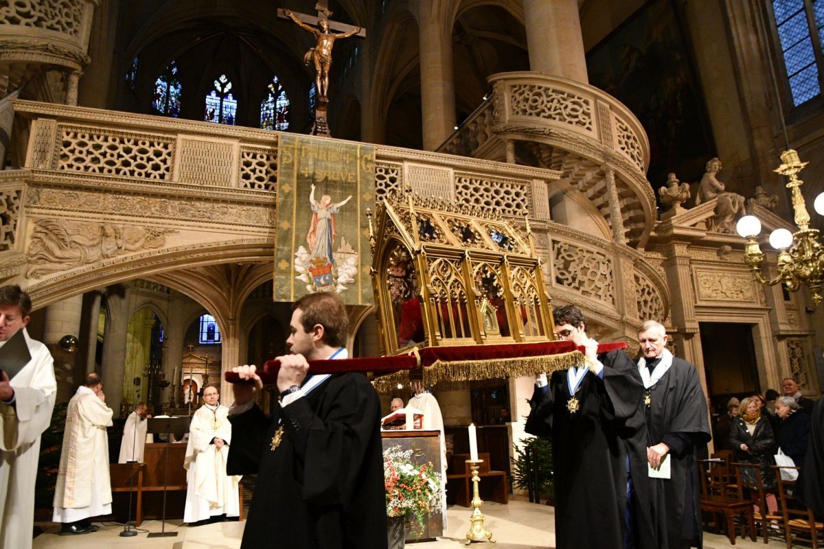 Neuvaine à sainte Geneviève : Messe solennelle et procession. © Michel Pourny / Diocèse de Paris.