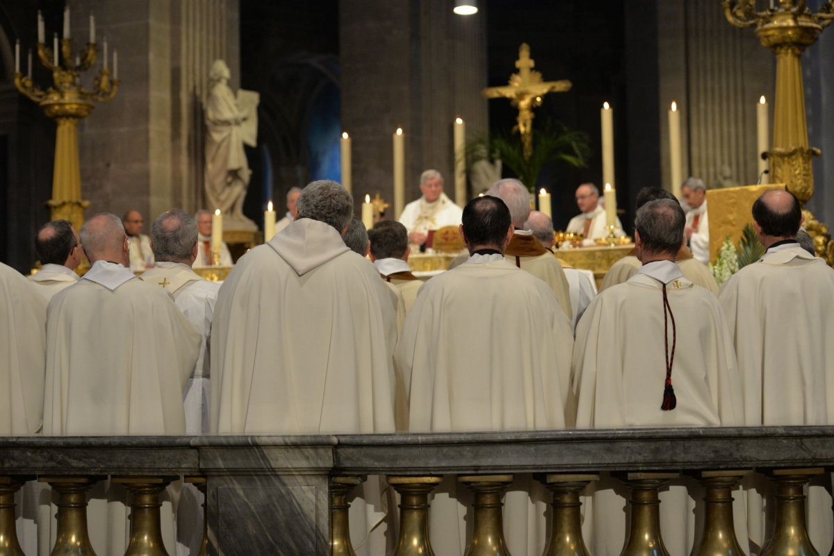 Messe chrismale 2023 à Saint-Sulpice. © Marie-Christine Bertin / Diocèse de Paris.