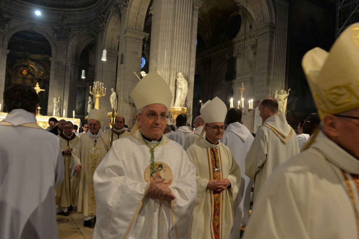 Messe chrismale 2022. © Marie-Christine Bertin / Diocèse de Paris.