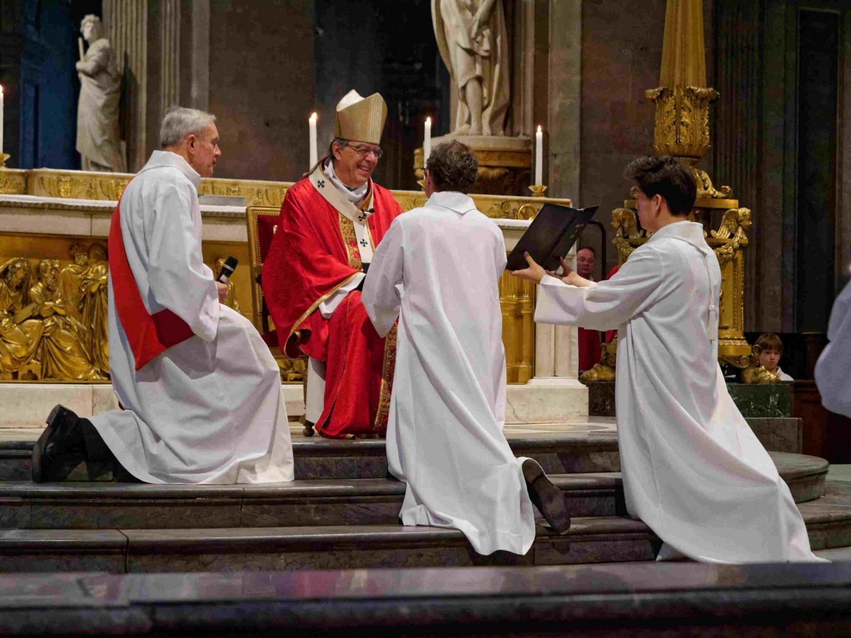 Ordinations de diacres permanents 2019. © Yannick Boschat / Diocèse de Paris.