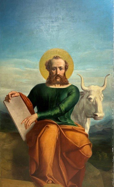 Saint Luc après restauration. 