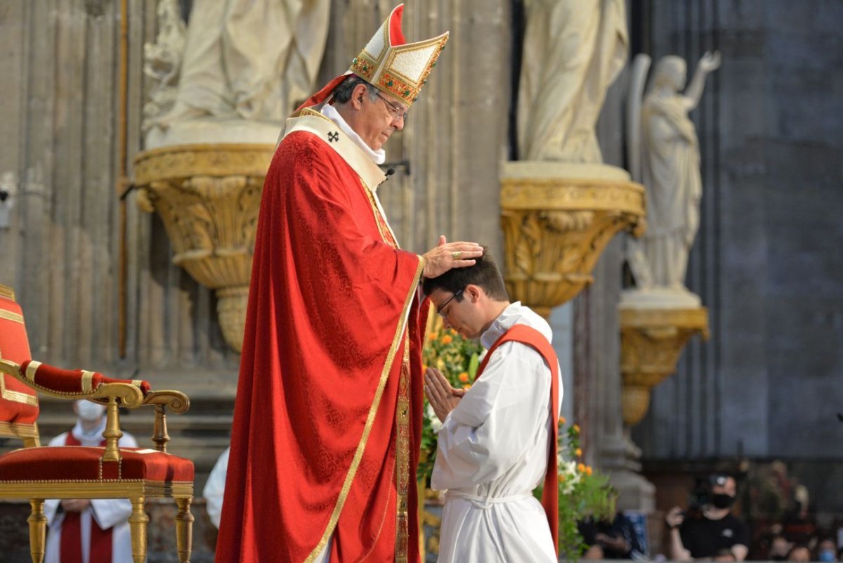 Ordinations sacerdotales 2021 à Saint-Sulpice. © Marie-Christine Bertin / Diocèse de Paris.