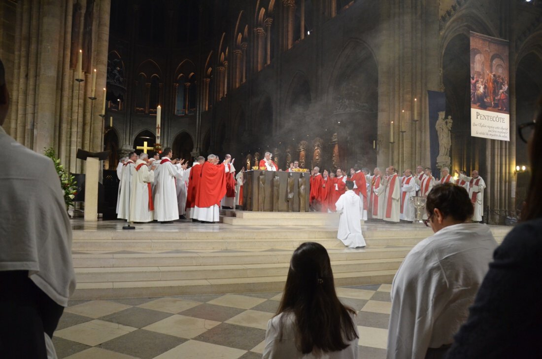 Liturgie Eucharistique. © Marie-Christine Bertin / Diocèse de Paris.