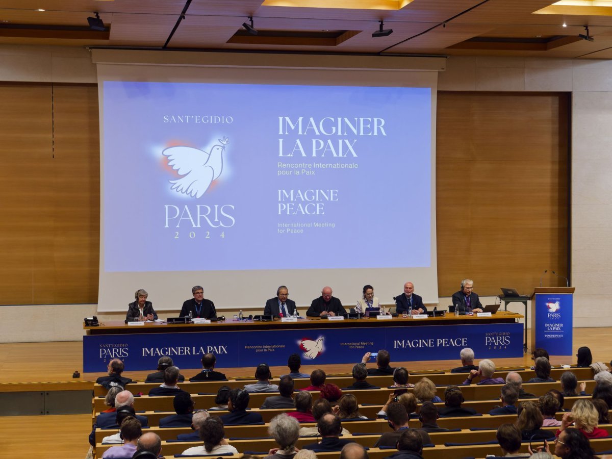 Forums de la Rencontre internationale pour la paix. © Yannick Boschat / Diocèse de Paris.