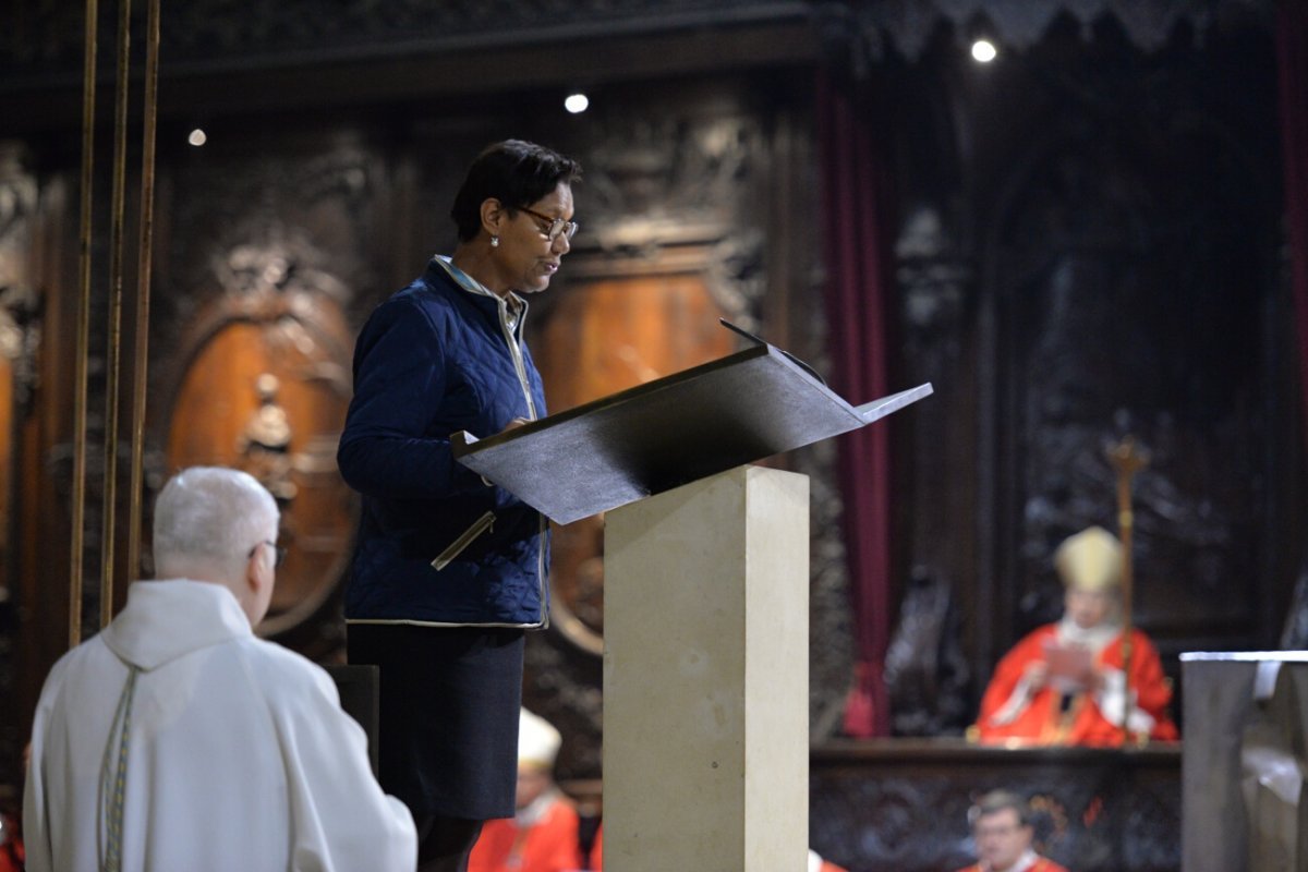 Liturgie de la Parole. © Marie-Christine Bertin / Diocèse de Paris.