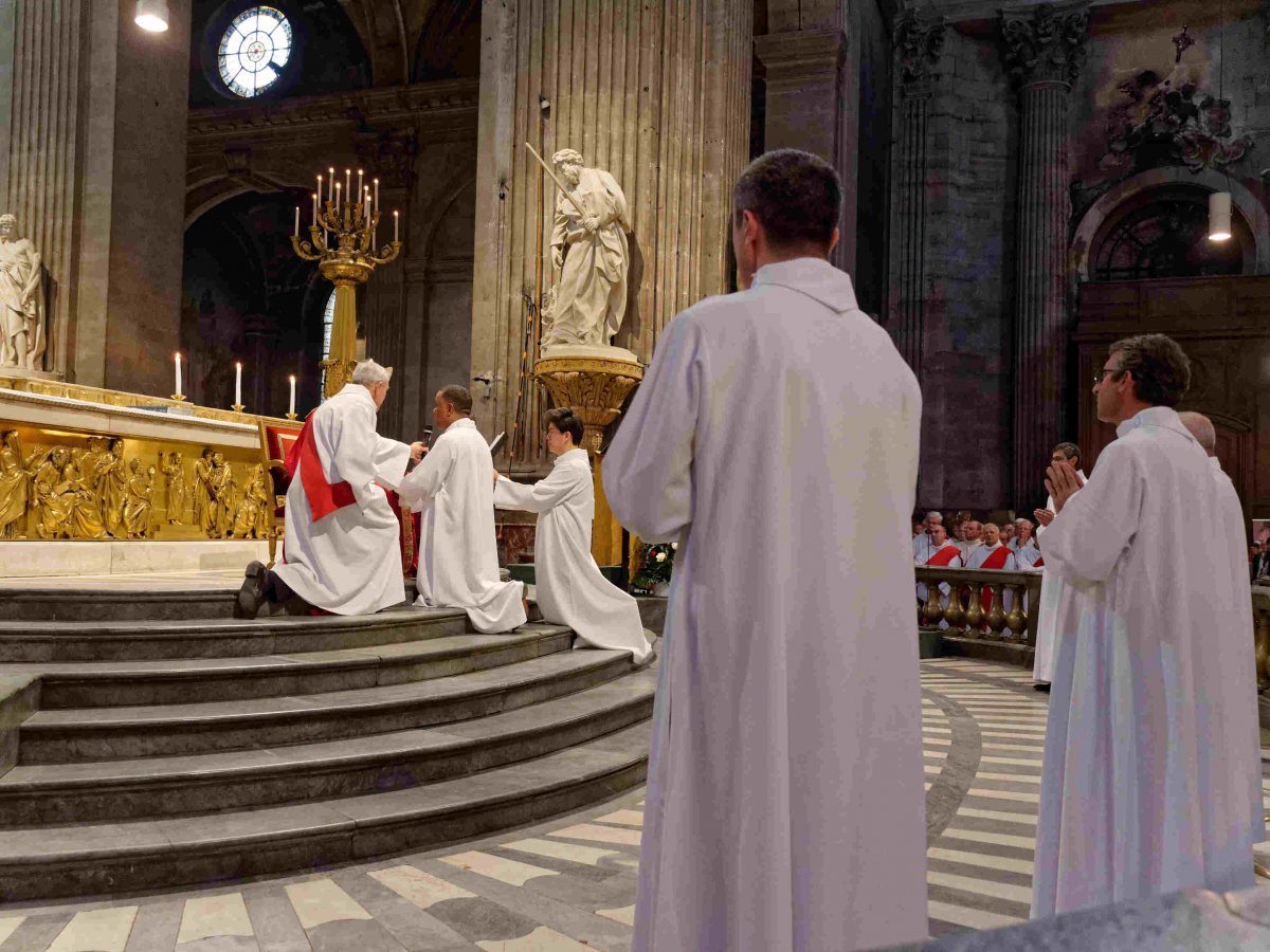 Ordinations de diacres permanents 2019. © Yannick Boschat / Diocèse de Paris.