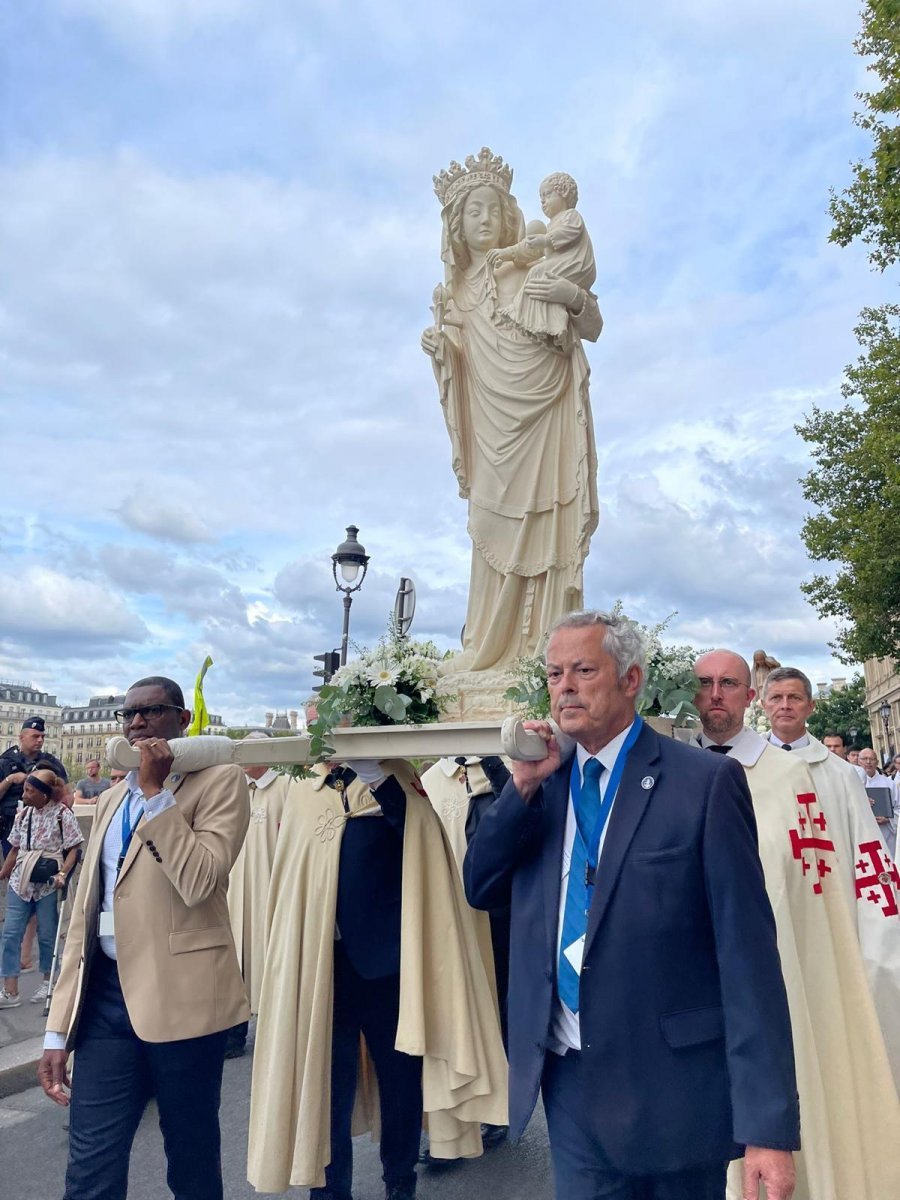 Procession de la Fête de l'Assomption 2023. © André Finot / Diocése de Paris.