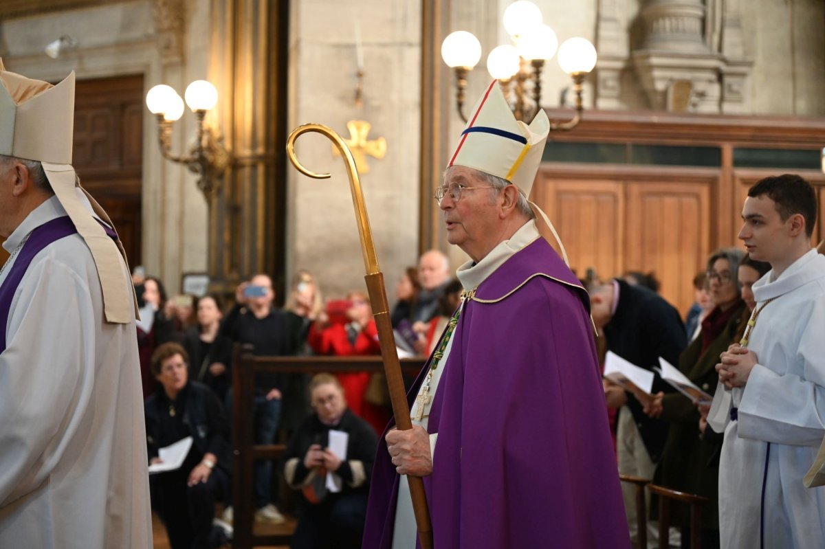 Appel décisif des jeunes catéchumènes 2026. © Marie-Christine Bertin / Diocèse de Paris.