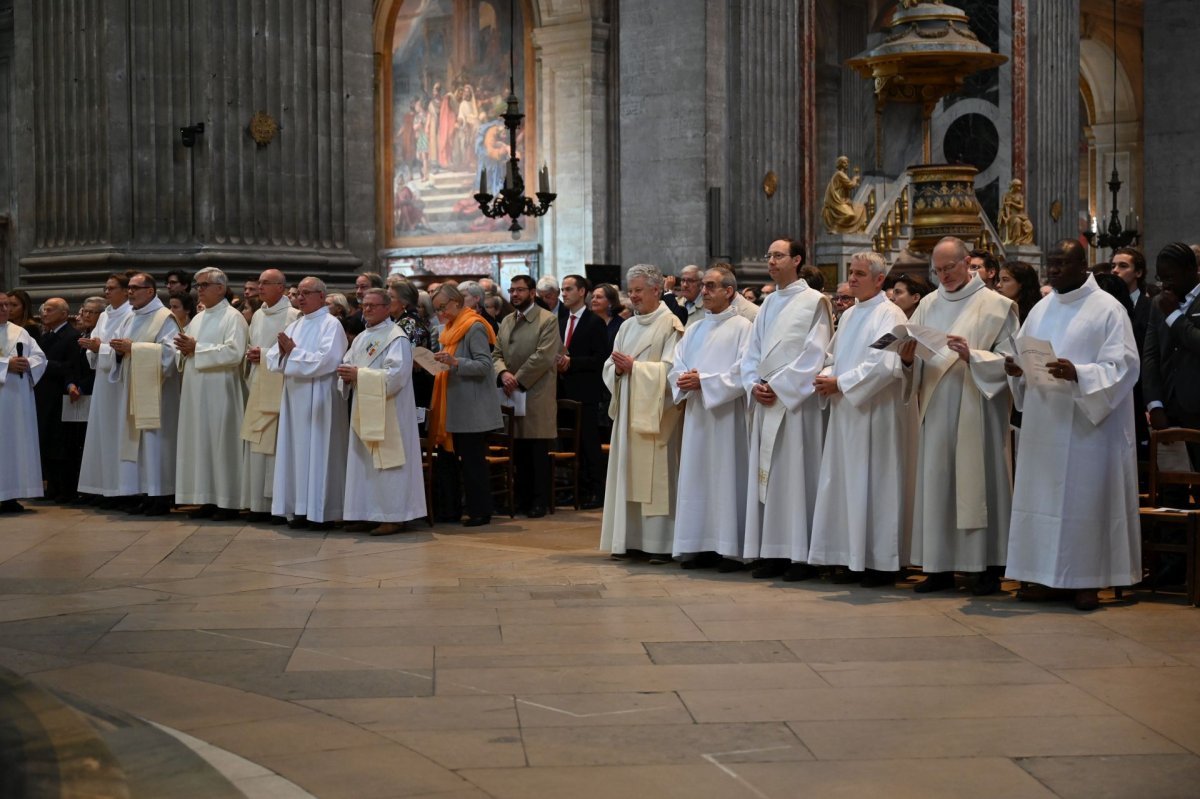 Ordinations des diacres permanents 2024. © Marie-Christine Bertin / Diocèse de Paris.