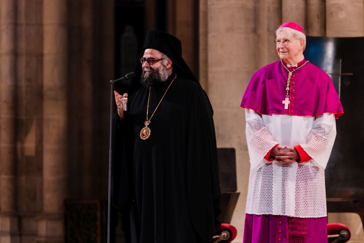 Célébration œcuménique du mystère de Pâques 2025. © Anh de France.