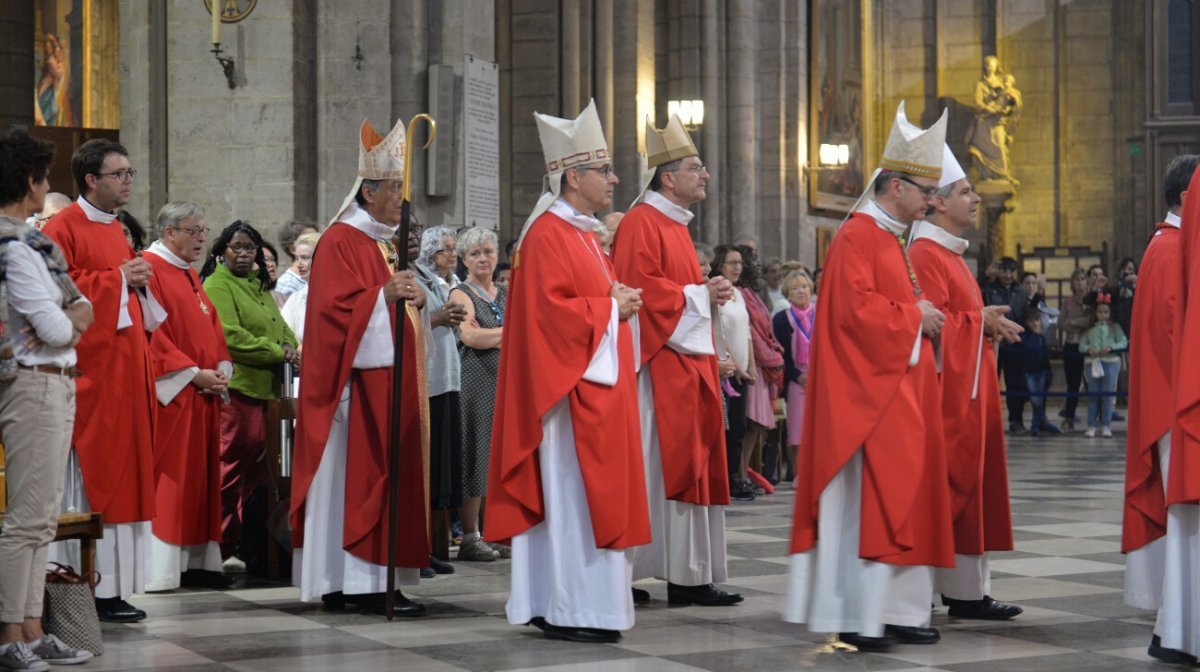 Messe pour les 10 ans du Collège des Bernardins. © Marie-Christine Bertin / Diocèse de Paris.