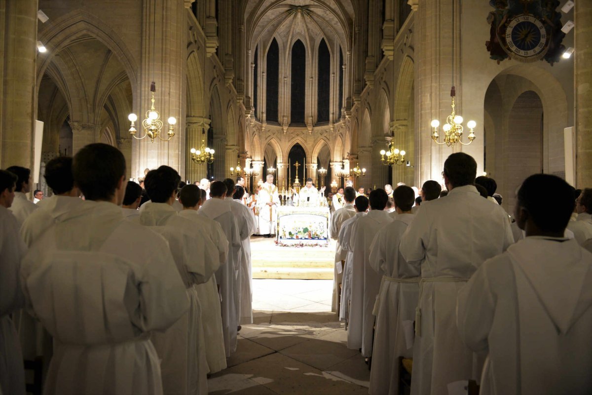 Messe de la fête du Chapitre et du Séminaire. © Marie-Christine Bertin / Diocèse de Paris.