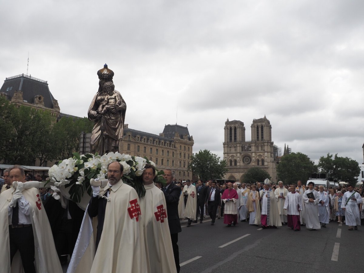 Procession de l'Assomption de Notre-Dame de Paris 2019. © Notre-Dame de Paris.