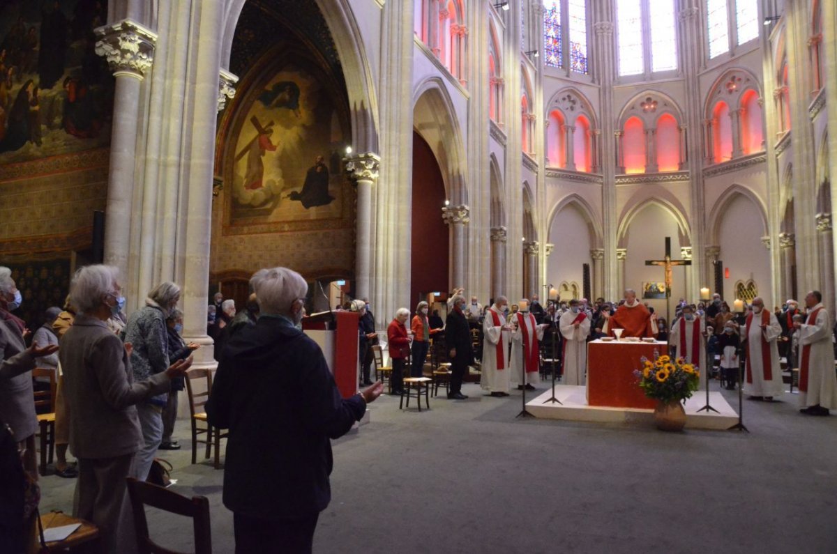 Hommage aux jésuites martyrs de la Commune de Paris en l'église (…). © Michel Pourny / Diocèse de Paris.