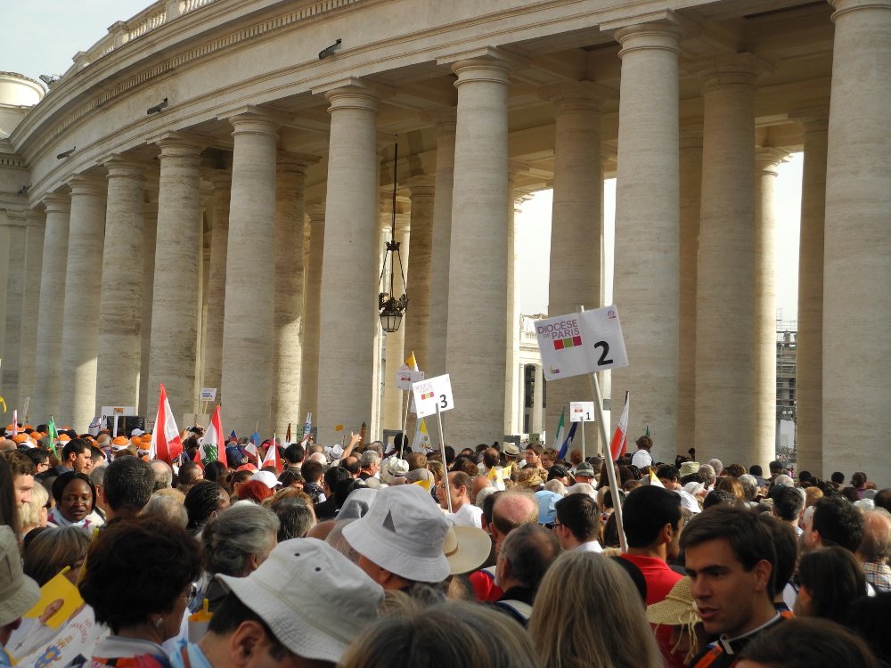 Pèlerinage diocésain à Rome - 1er mai 2013. © Marie-Christine Bertin / Diocèse de Paris.