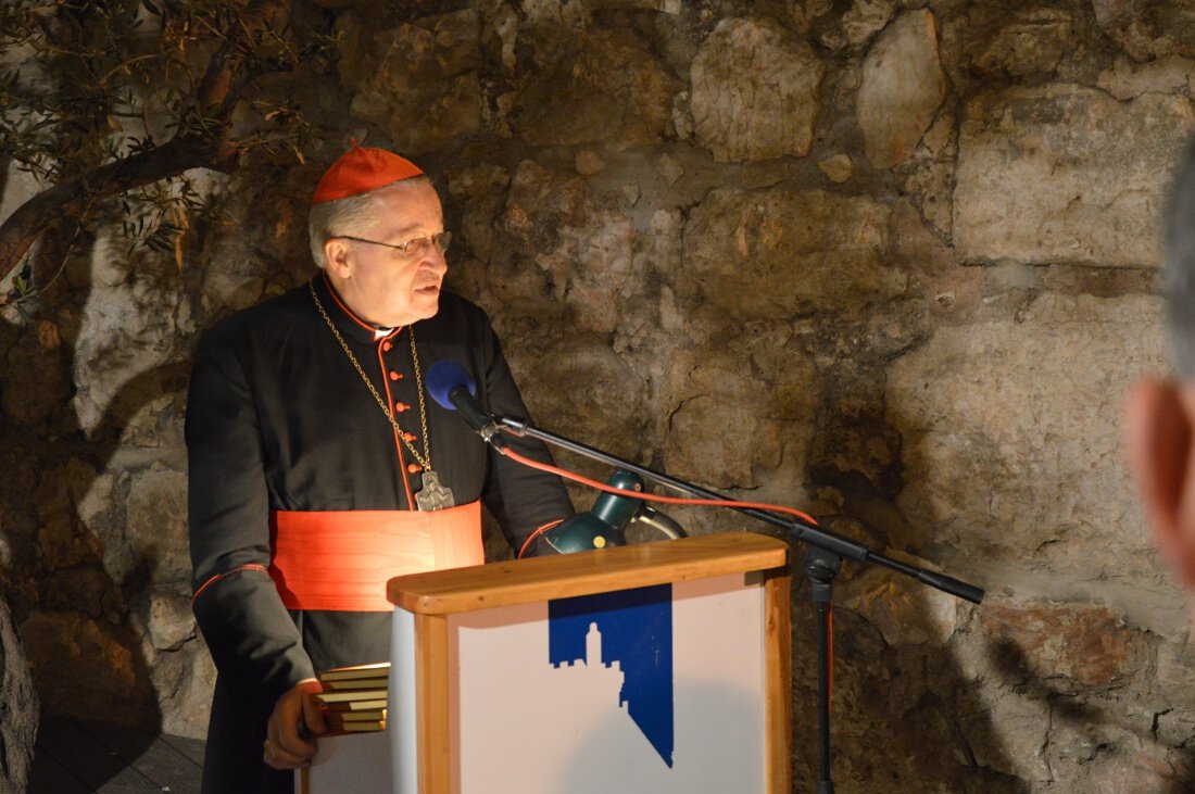 Allocution de Mgr Vingt-Trois. © Pierre-Louis Lensel / Diocèse de Paris.