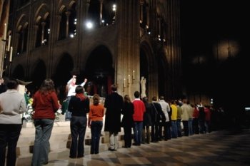 Messe de rentrée des étudiants, Notre-Dame de Paris. Mercredi 14 novembre 