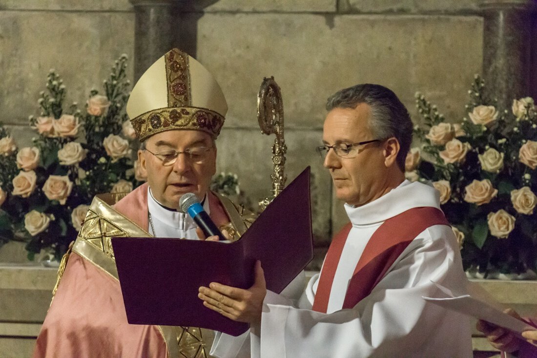 Mgr Luigi Ventura, nonce apostolique. © Bernardo Vazquez / BSCM.