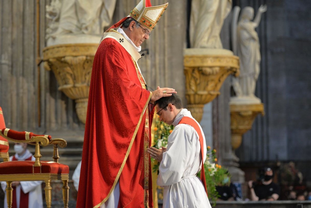 Ordinations sacerdotales 2021 à Saint-Sulpice. © Marie-Christine Bertin / Diocèse de Paris.