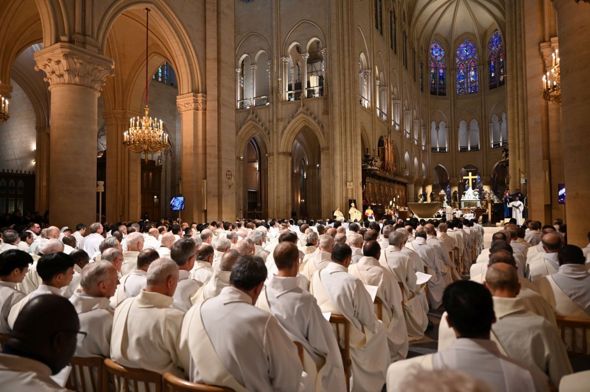 Messe chrismale 2026. © Marie-Christine Bertin / Diocèse de Paris.