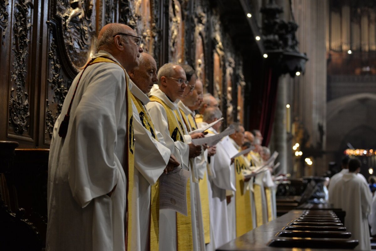 Fête du Chapitre de la cathédrale. © Marie-Christine Bertin / Diocèse de Paris.