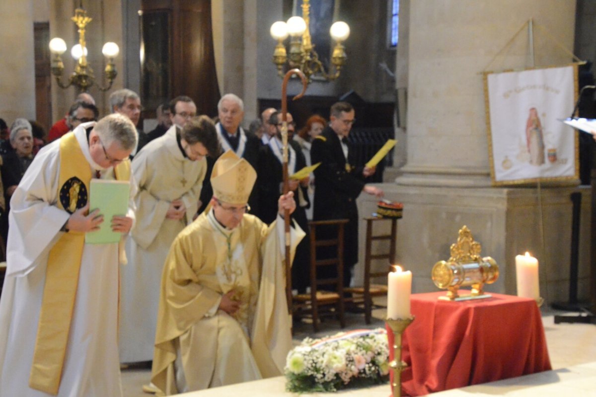 Neuvaine de sainte Geneviève - Jour 2. © Michel Pourny / Diocèse de Paris.